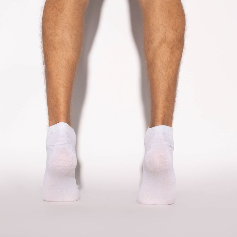 Meia Masculina Branca Sapatilha Soft Nº 39 a 43 ME447
