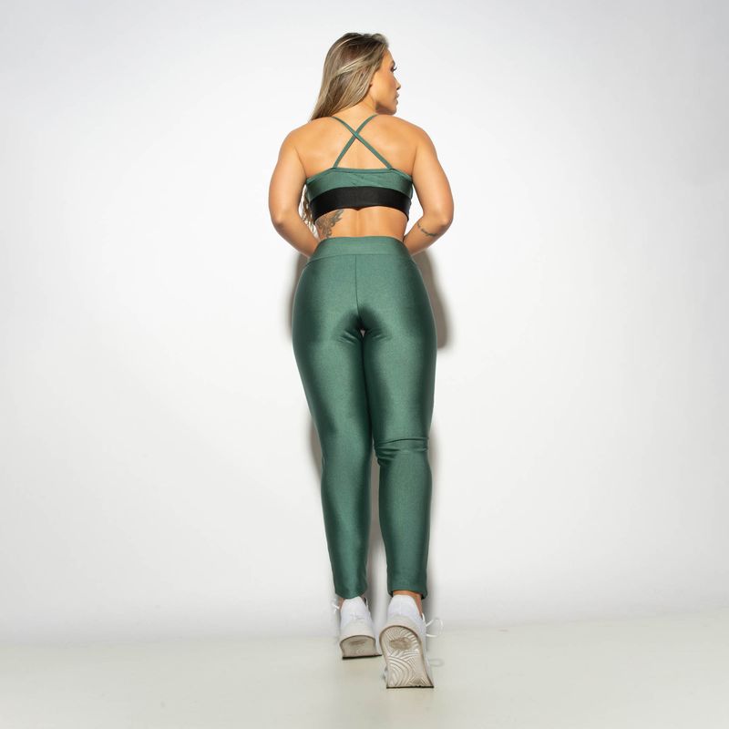 Legging-Fitness-Gloss-Duas-Cores-Verde---Preto-LG1915