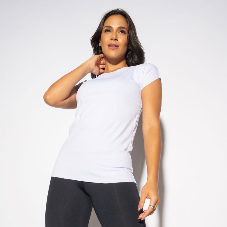 Blusa Fitness Branca BL472