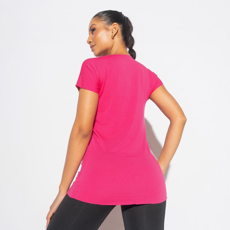 Blusa Fitness Rosa Do It For Yourself BL499