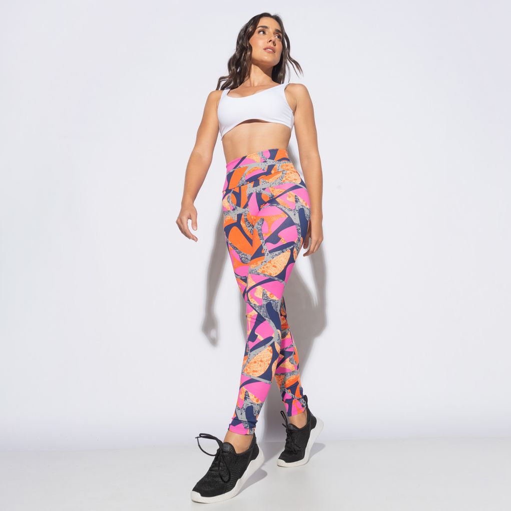 Legging-Fitness-Estampada-Laranja-com-Rosa-e-Cinza-LG2128