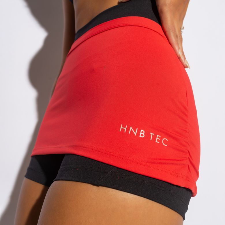 Tapa Bumbum Fitness Franzido Vermelho HNB Tec TB032