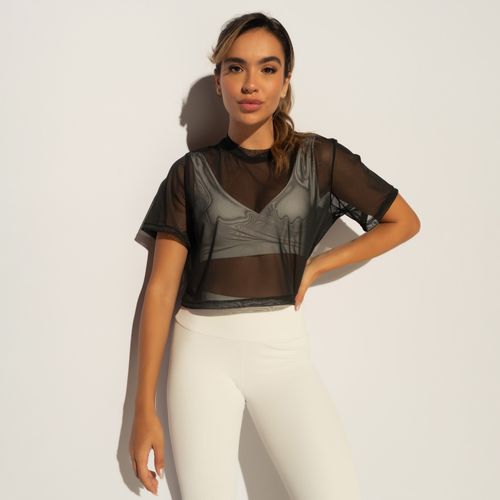 Cropped-Fitness-Preto-em-Tule-CR187