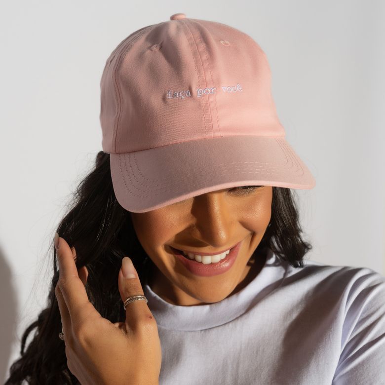 Boné Rosa Claro da Giselle Araújo BN020