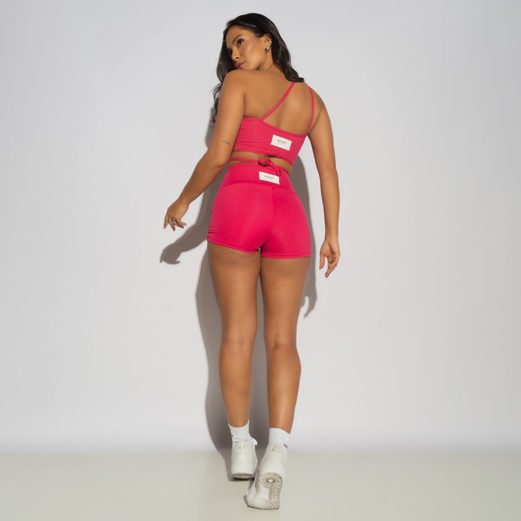 Short-Fitness-Rosa-Honey-Sports-Com-Franzido-SH669