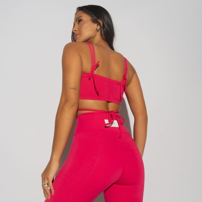Top Faixa Fitness Rosa  Honey Sports TP1520