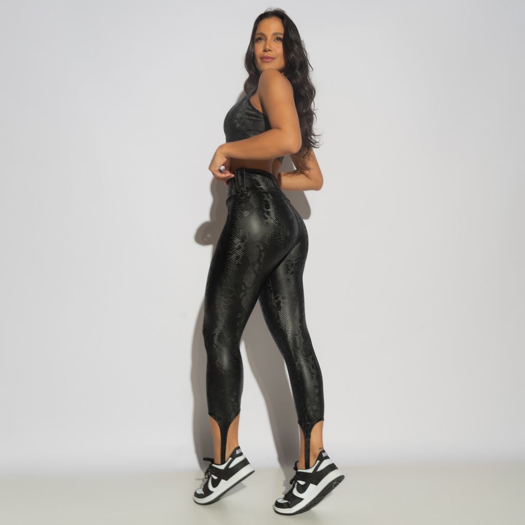 Legging-Fitness-Snake-Preto-Com-Pezinho-LG2216