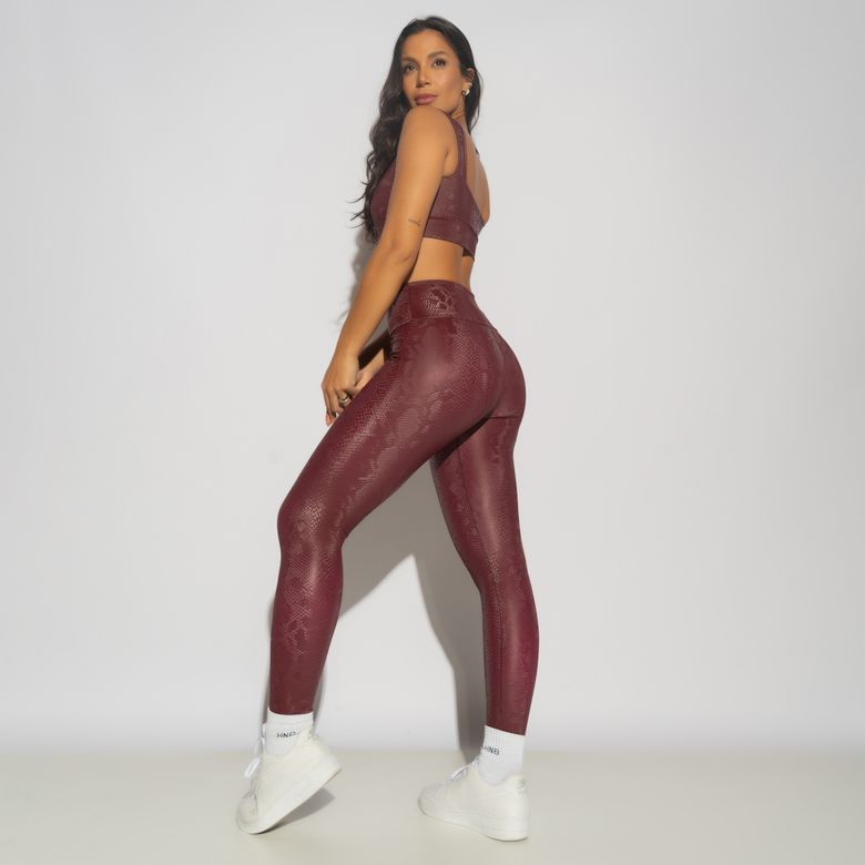 Legging Fitness Snake  Rubro Básica LG2220