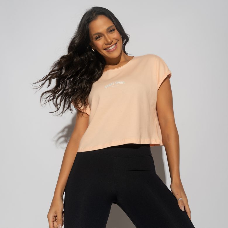 Cropped Rosa Honey Sports  CR190