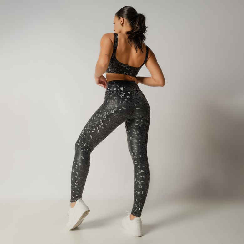 Legging Fitness Preta Básica All Black LG2224