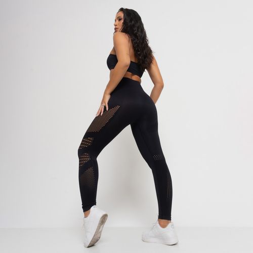 Legging-Fitness-Seamless-Preto-Com-Detalhes