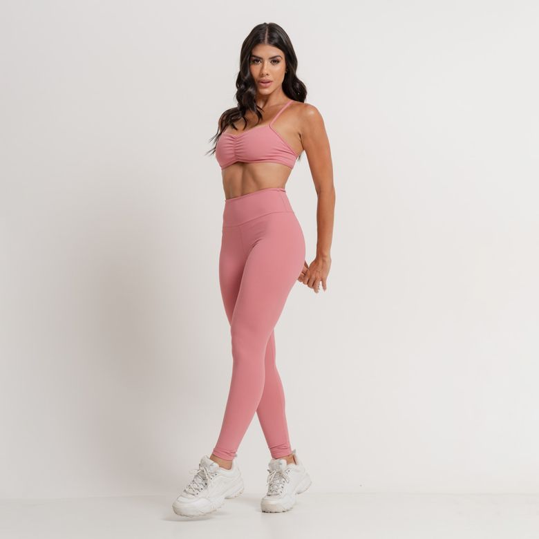 Legging Fitness Básica Rosa LG2303