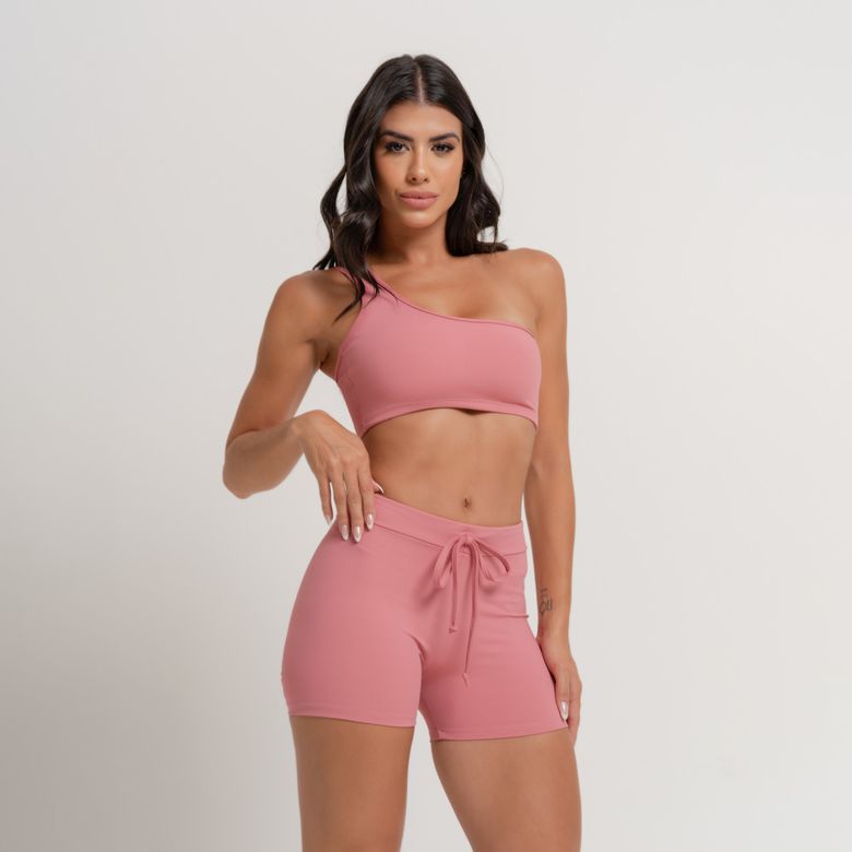 Short Fitness Rosa Básico SH479