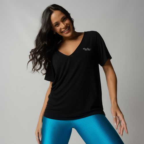 Blusa-Fitness-Preta-Decote-V-So-Reina-Saradas-BL552