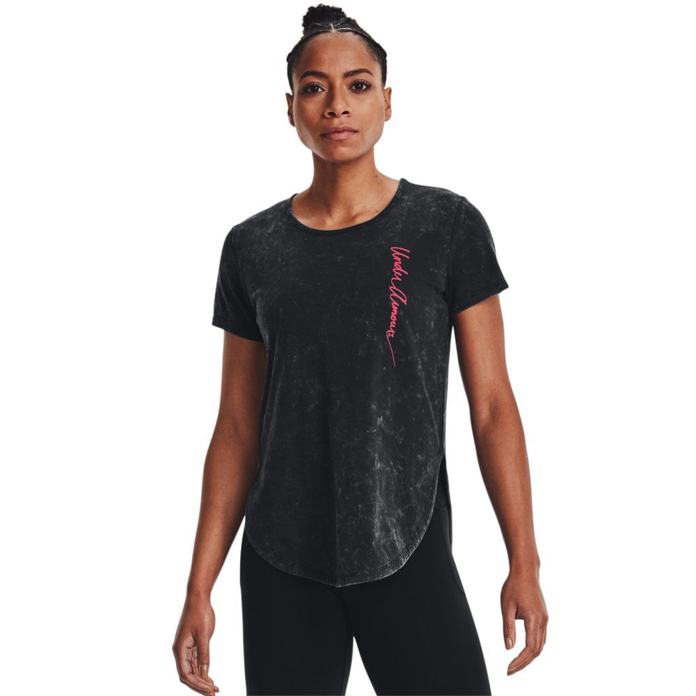 Camiseta de Treino Feminina Under Armour Live Long Line - Moda Fitness: Roupas de Academia feminina e masculina | Honey Be