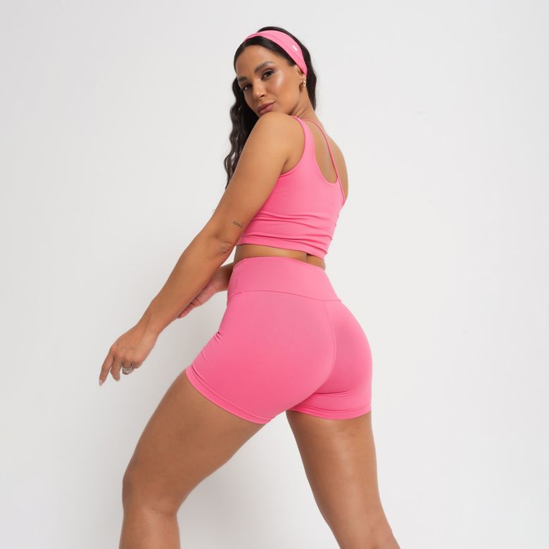 Short Fitness Básico Rosa Escuro Honey Club SH707