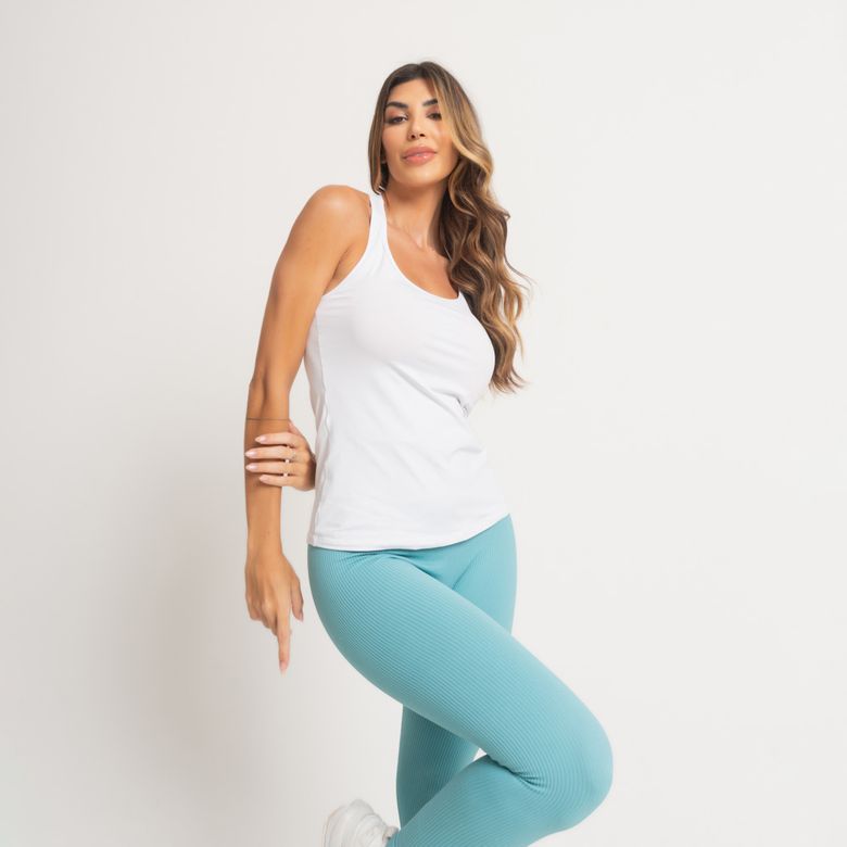 Regata Fitness Branca Nadador Basic RG132