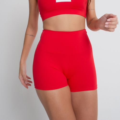 Short-Fitness-Cos-em-V-Vermelho-Honey-Sports