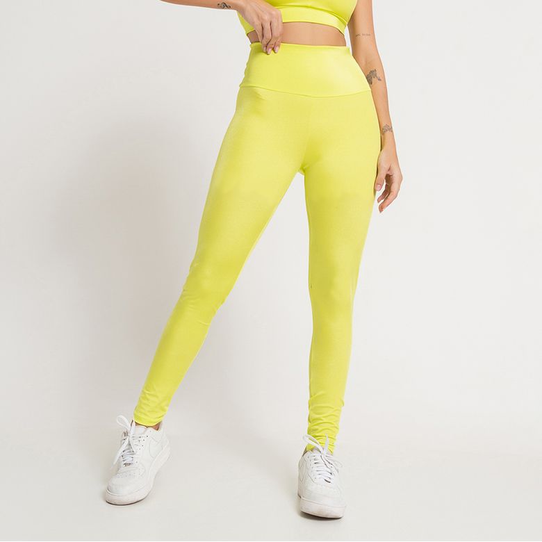 Legging Fitness Energy Básica Verde Neon LG2294