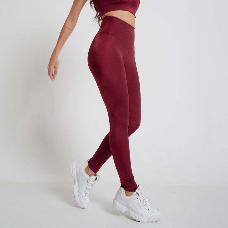 Legging Fitness Energy Básica Vinho LG2295