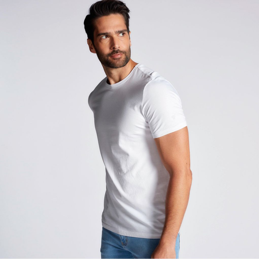 Camiseta-Malha-Masculina-Branca-T-shirt-Book-VT-001