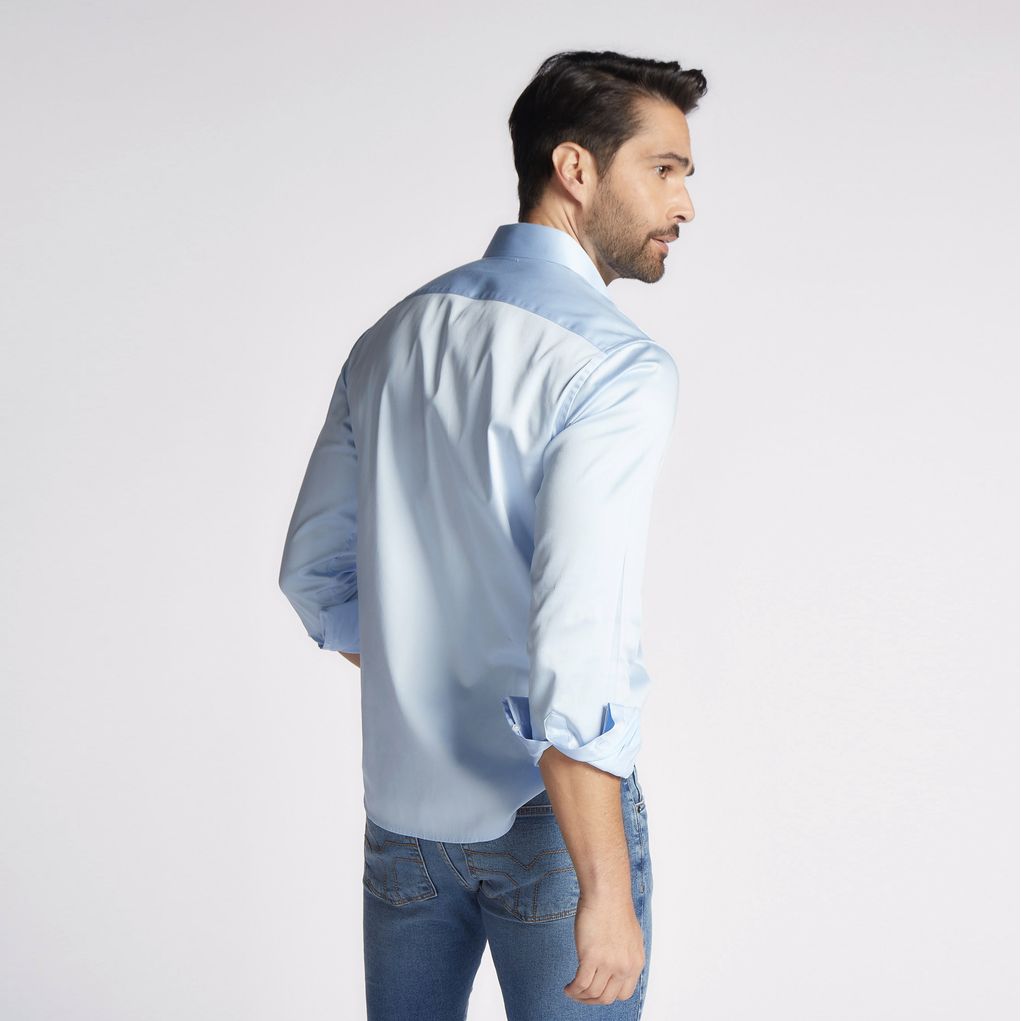 Camisa-Social-Slim-Fit-Masculina-com-Elastano-Azul-Claro-1733