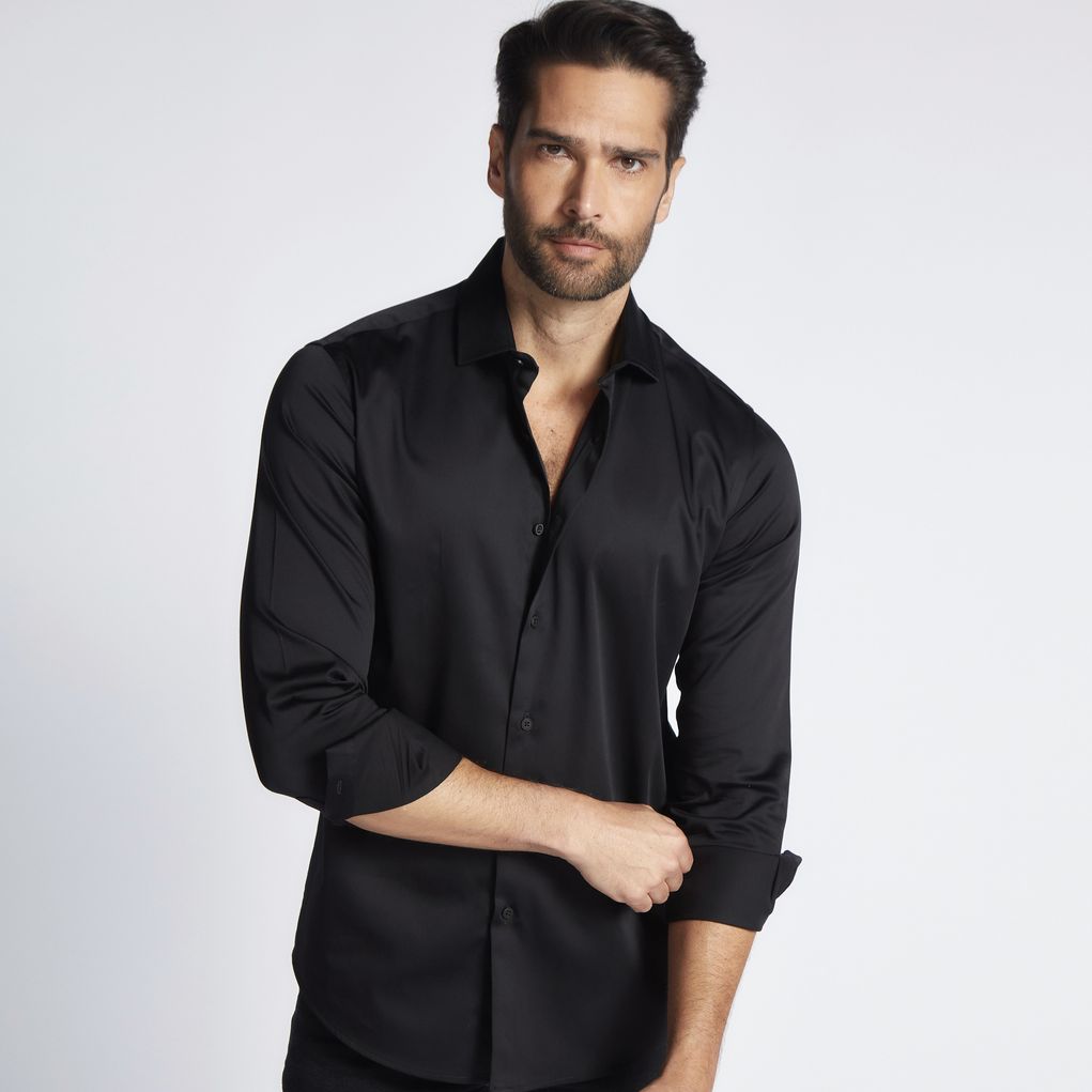 Camisa-Social-Slim-Fit-Masculina-com-Elastano-Preta-1733