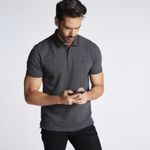 Polo-Masculina-Piquet-Mescla-Escura-24629