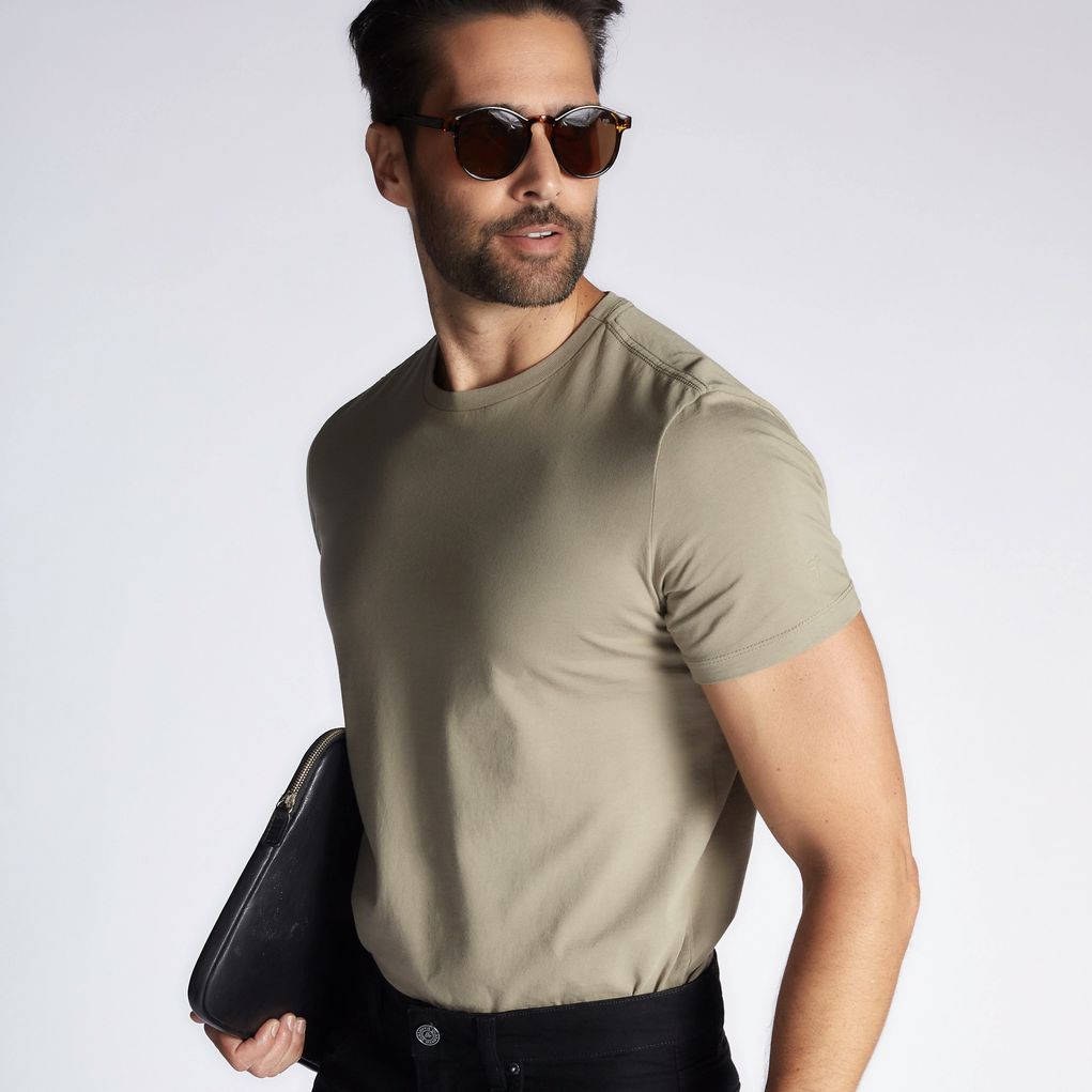 Camiseta-Malha-Masculina-Olive-T-shirt-Book-VT-001