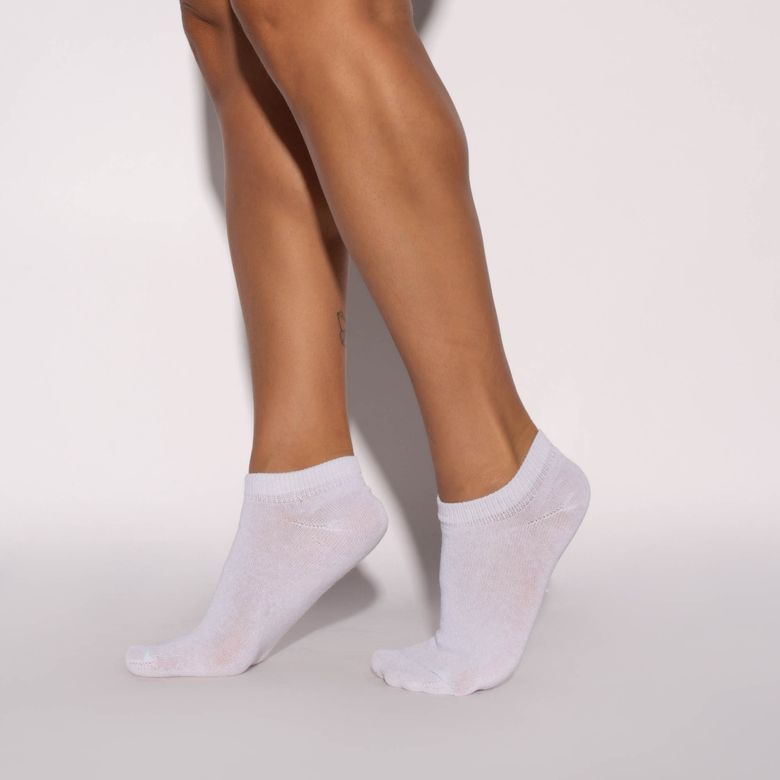Meia Feminina Branca Sapatilha Soft Nº 35 a 38 ME456