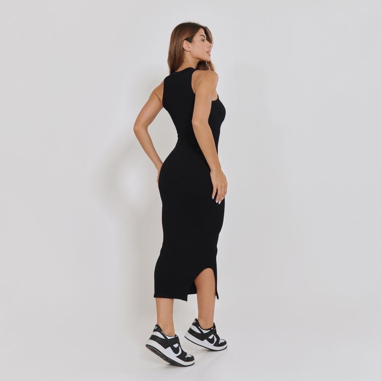 Vestido Sem Costura Nadador Preto VT100