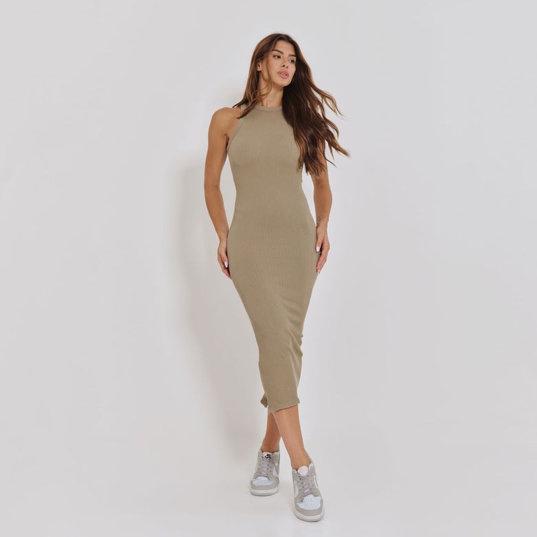 Vestido Sem Costura Nadador Bege VT103