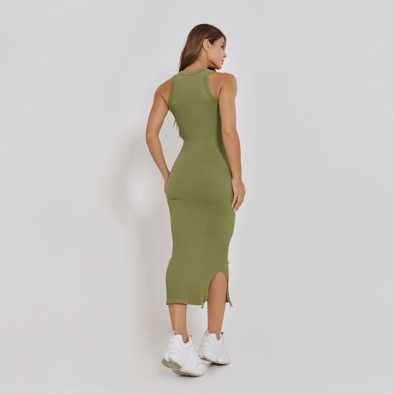 Vestido Sem Costura Nadador Verde VT104