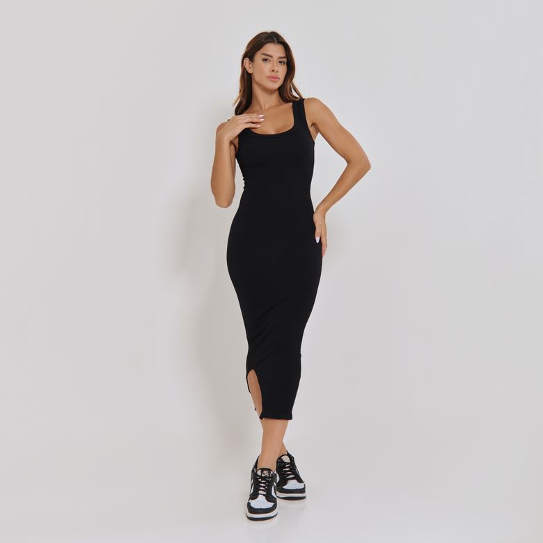 Vestido Sem Costura Básico Preto VT105