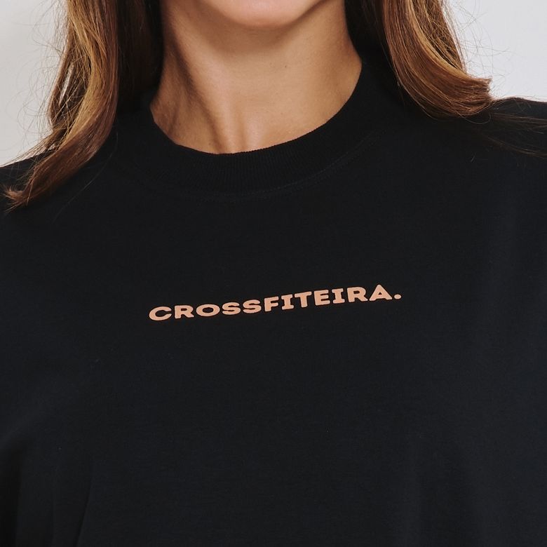 Blusa Fitness Preta Crossfiteira BL599