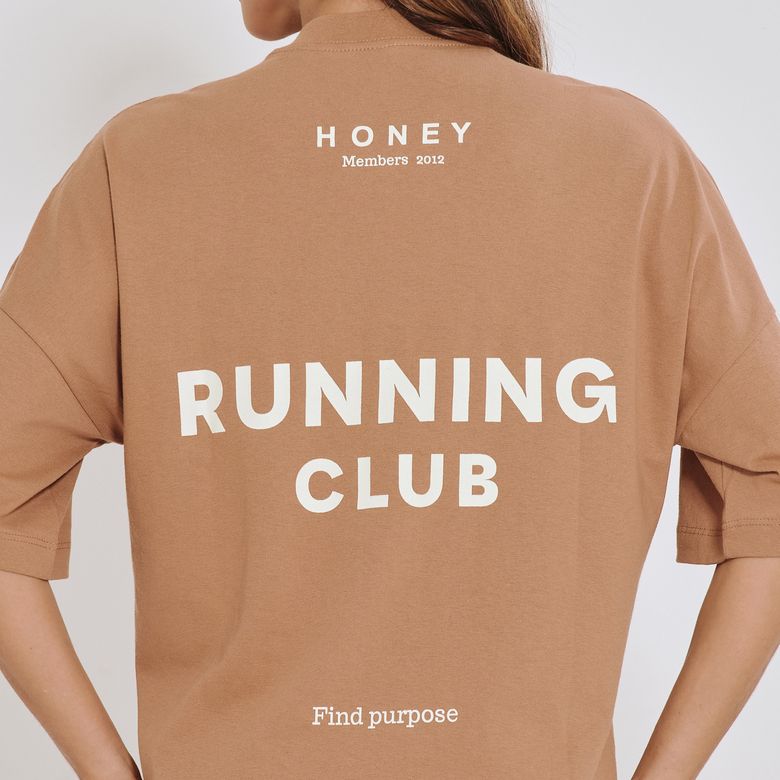 Blusa Fitness Mocha Honey Running Club BL605