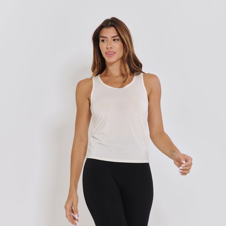 Camiseta Básica Lisa Off-White CT853