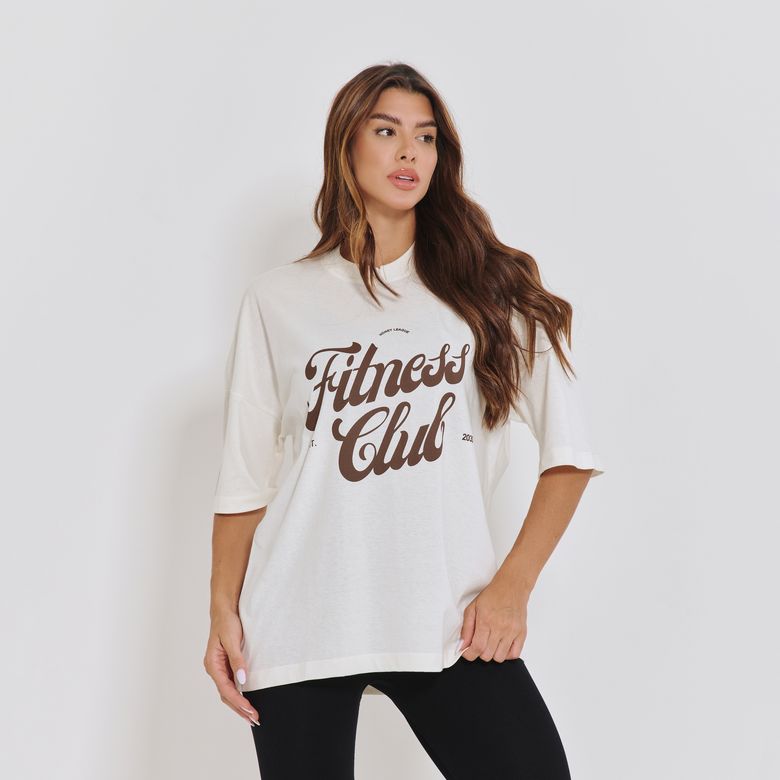 Blusa Fitness Off White Fitness Club BL595