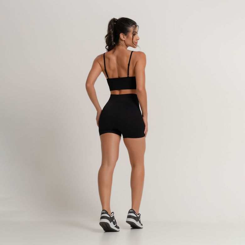Short Fitness Seamless Touchform Preto SH800/1