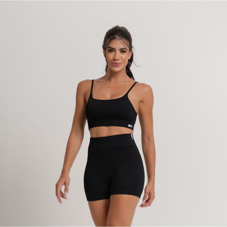 Top Fitness Seamless Touchform Preto TP1801/1