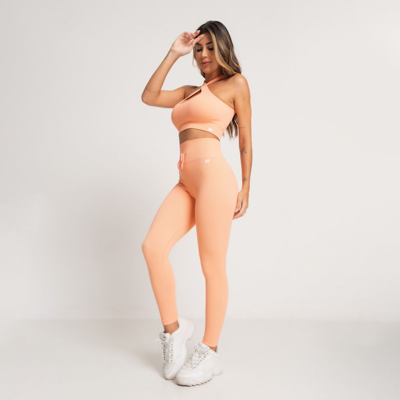 Conjunto Fitness Seamless Touchform Laranja CO454/1