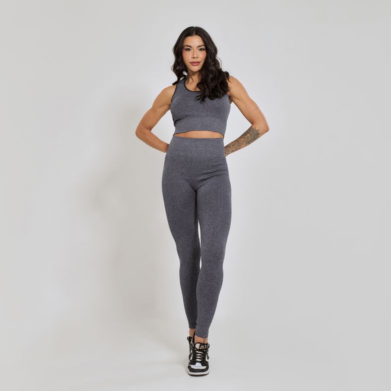 Conjunto Fitness sem Costura Nadador Marinho CO425