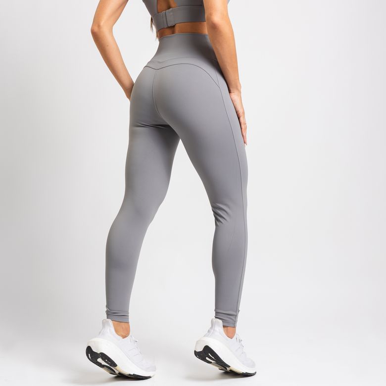Legging Fitness Premium Empina Bumbum Cinza LG2360